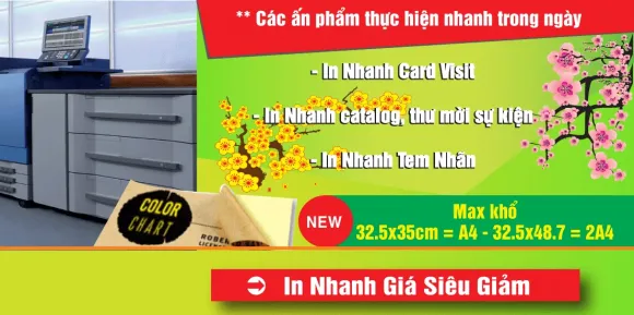 Bảng giá in nhanh