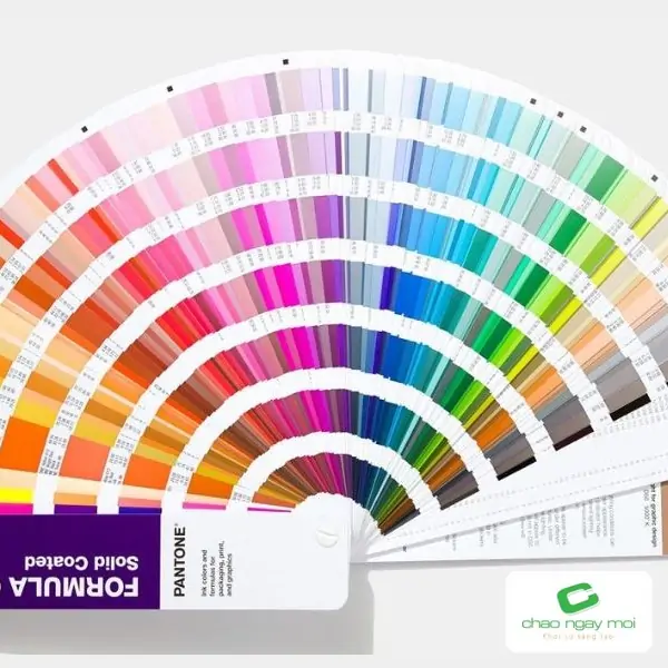 Bảng m&agrave;u Pantone Formula Guide dạng quạt