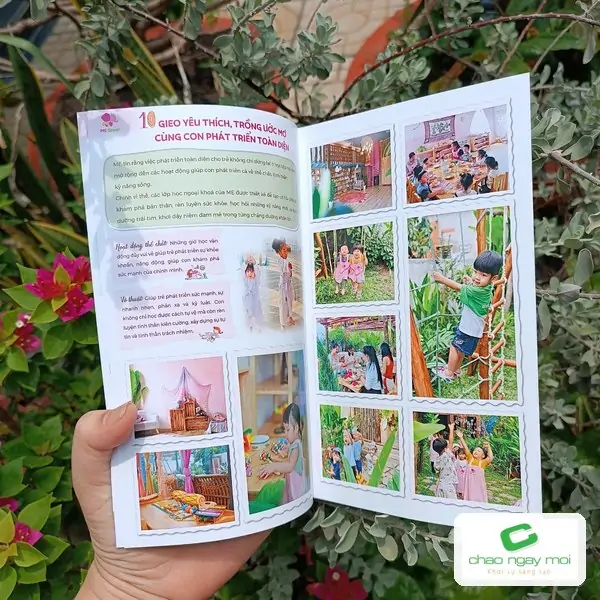 Cuốn sách mở trang giới thiệu với nhiều hình ảnh