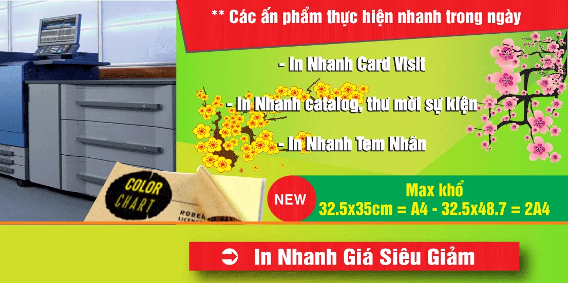 khuyen mai giam gia in nhanh